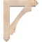 Ekena Millwork Imperial Arts and Crafts Smooth Bracket w/ Offset Brace, Douglas Fir, 7 1/2"W x 32"D x 38"H BKT0806X32X38IMP03SDF - alternate 2